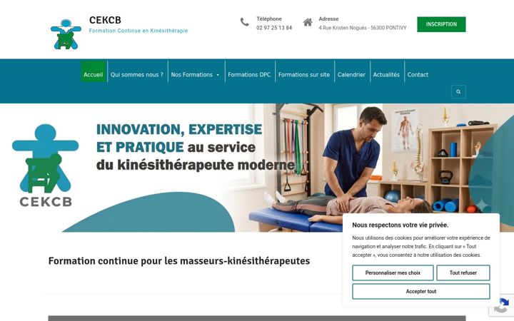 Skjermbilde av cekcb.fr
