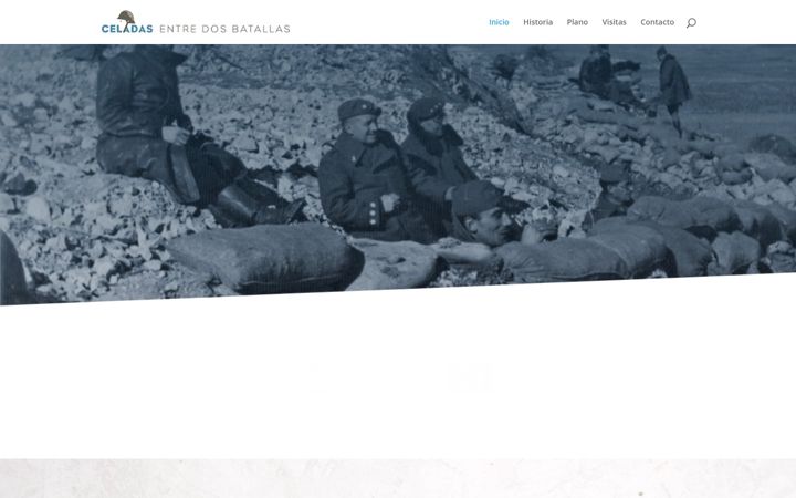 Screenshot of celadasentredosbatallas.es