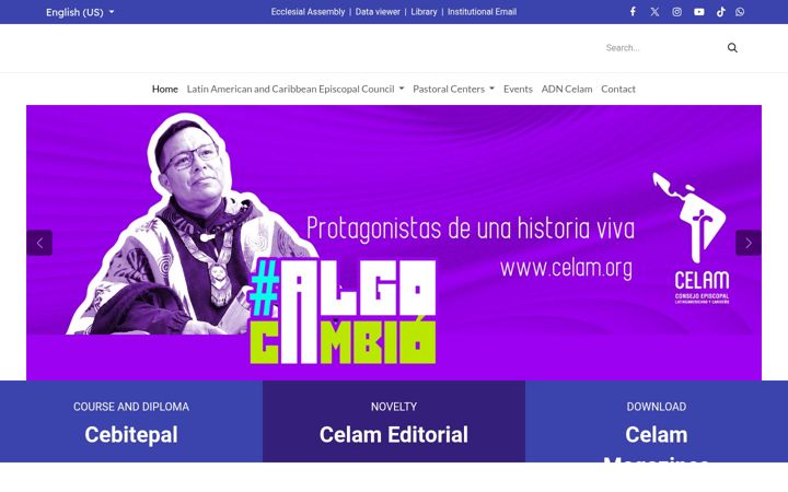 Screenshot of celam.org