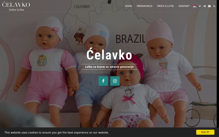 Screenshot of celavko.com