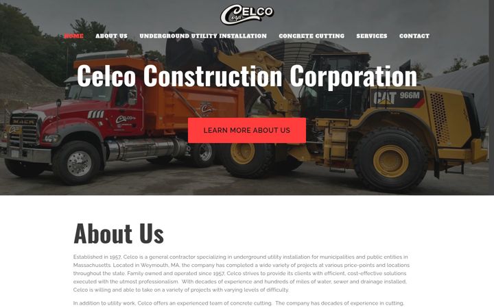 Screenshot of celcocorp.com