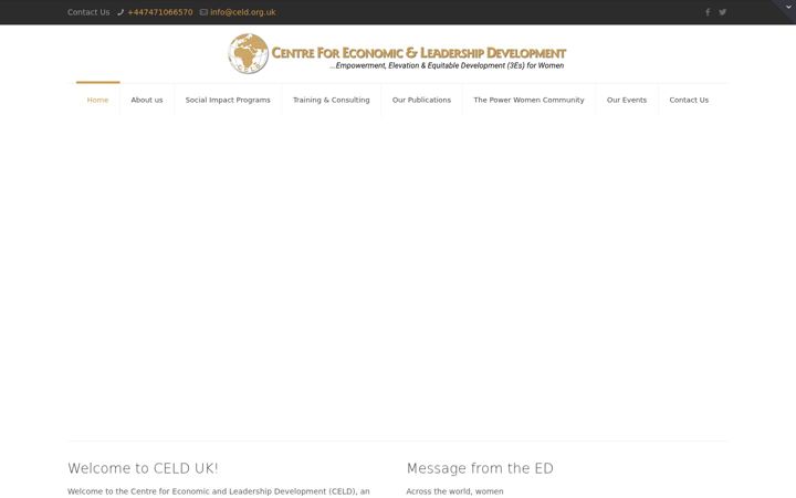 Captura de pantalla de celd.org.uk