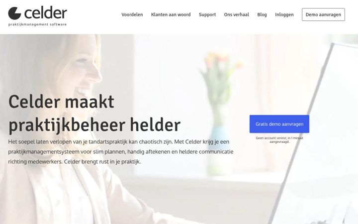 Screenshot of celder.nl