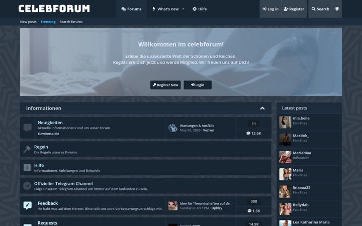 Képernyőkép: celebforum.to