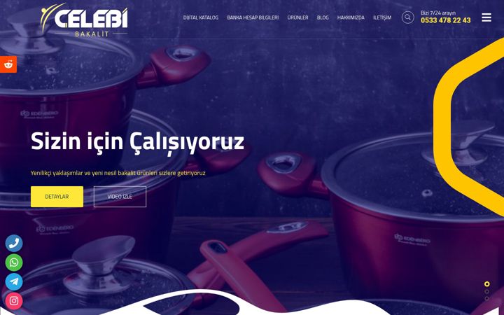 Screenshot of celebibakalit.com