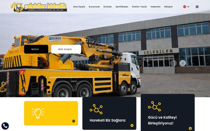 Screenshot of celebilerhidrolik.com
