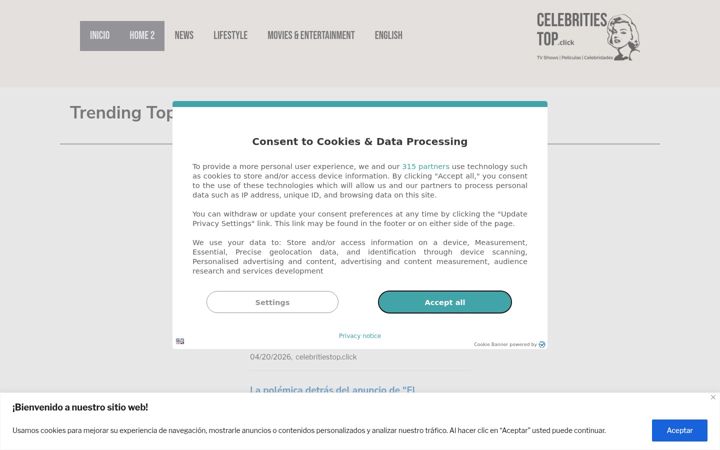 Screenshot of celebritiestop.click