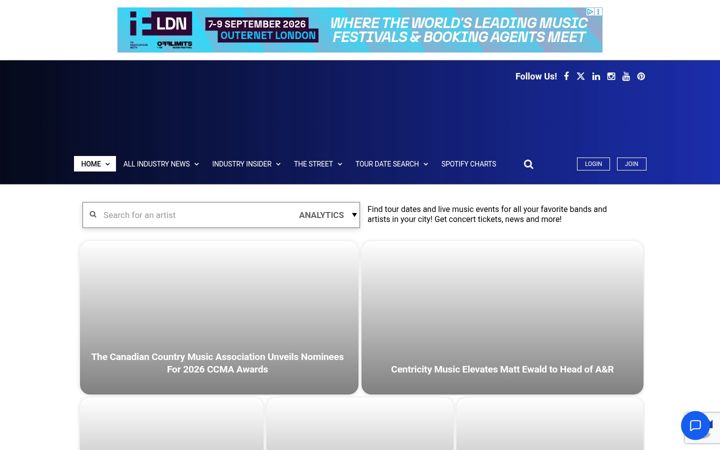 Screenshot of celebrityaccess.com