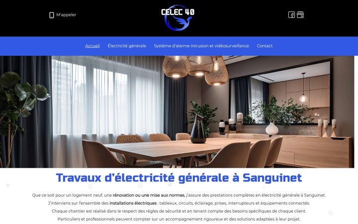 Screenshot of celec40.fr