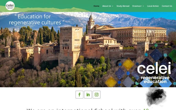Screenshot of celei.org