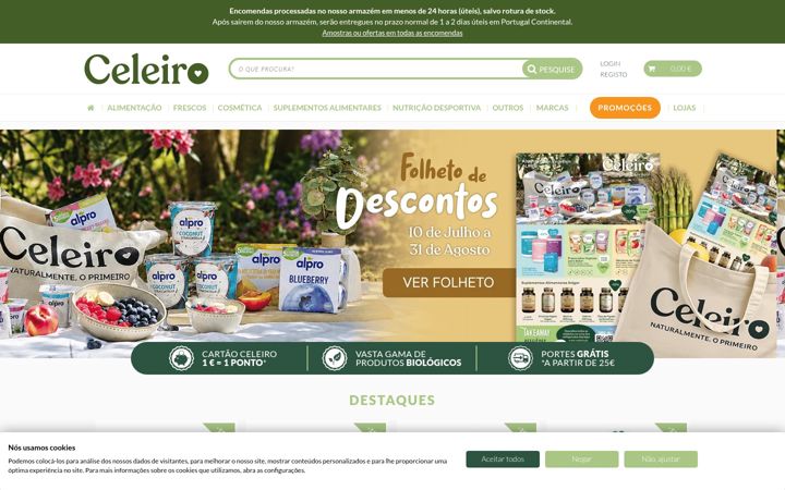 Screenshot of celeiro.pt