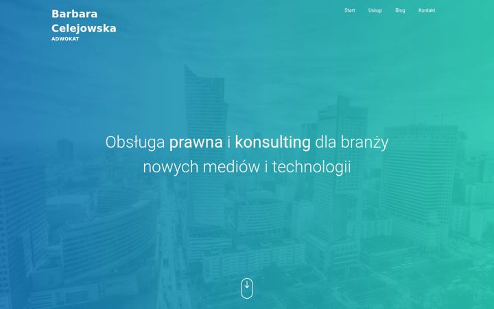 Zrzut ekranu celejowska.pl