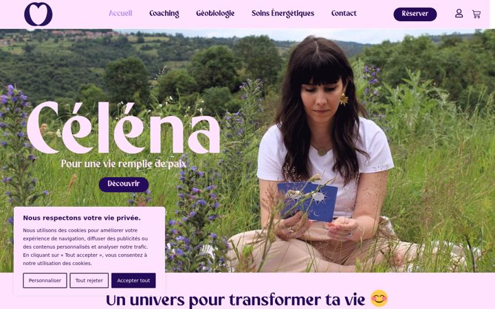 Screenshot of celena-celeste.com