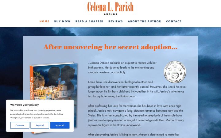 Screenshot of celenaparish.com