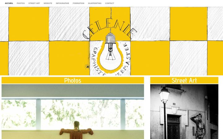 Screenshot von celenie.fr