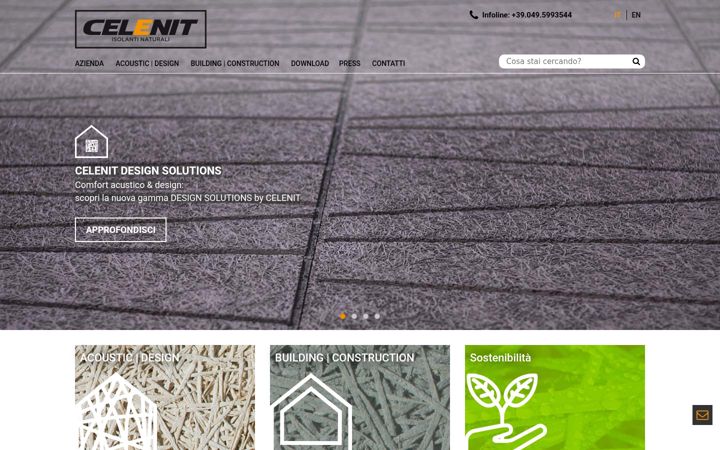 Screenshot of celenit.com