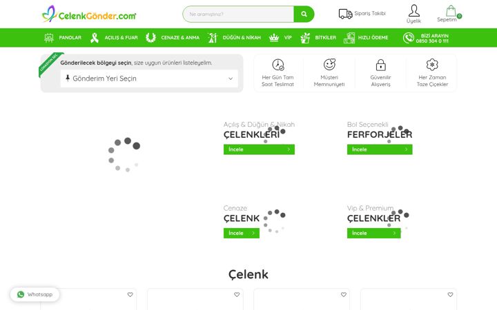 Screenshot of celenkgonder.com