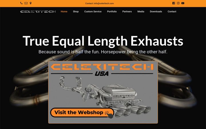 Screenshot of celeritech.com