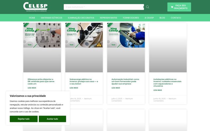 Screenshot stránky celesp.com.br