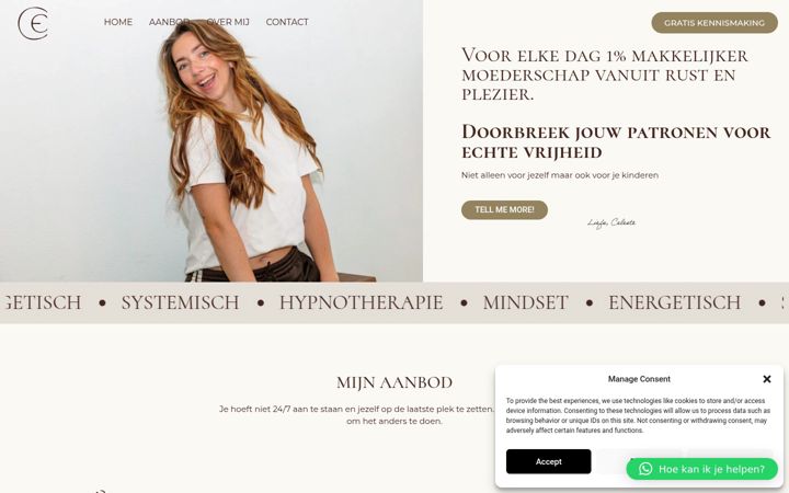 Screenshot of celeste-eckhardt.nl