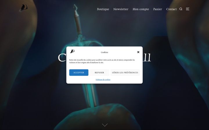 Screenshot von celestewindmill.fr