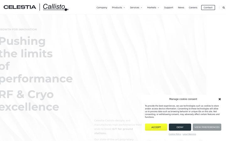 Screenshot of celestia-callisto.com