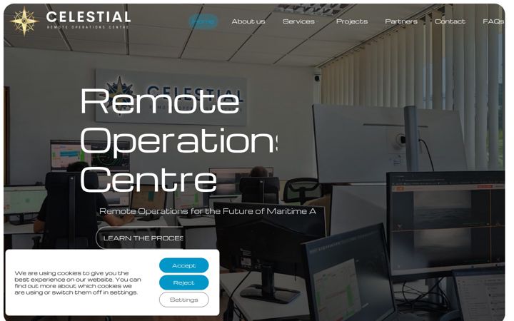 Screenshot of celestial-roc.com