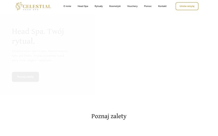 Screenshot of celestialheadspa.com