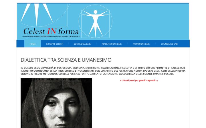 Screenshot of celestinforma.it