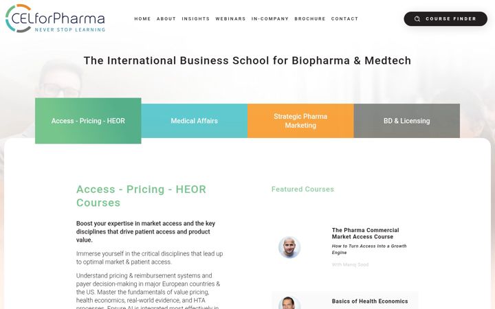 Screenshot of celforpharma.com