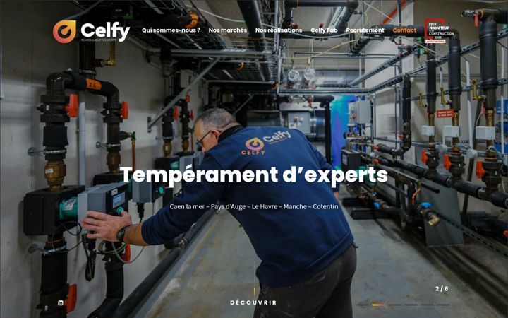 Screenshot von celfy.fr
