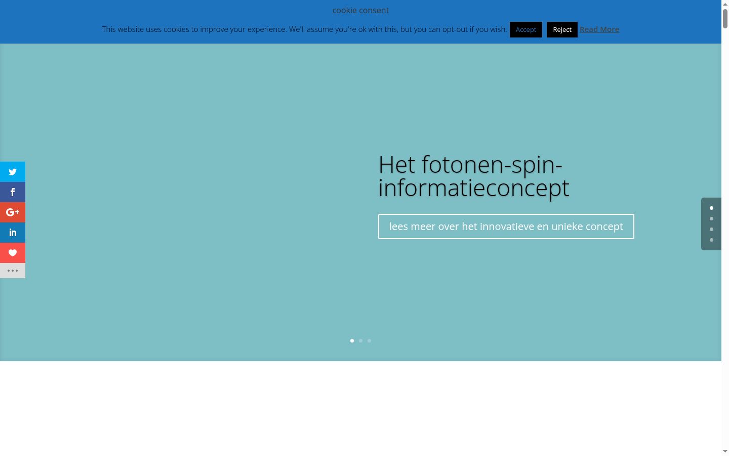 Screenshot des Einwilligungsbanners vor jeglicher Interaktion