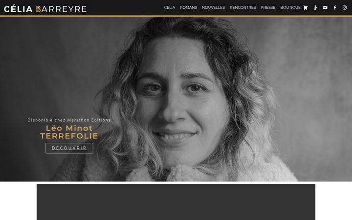 Screenshot of celia-barreyre.fr
