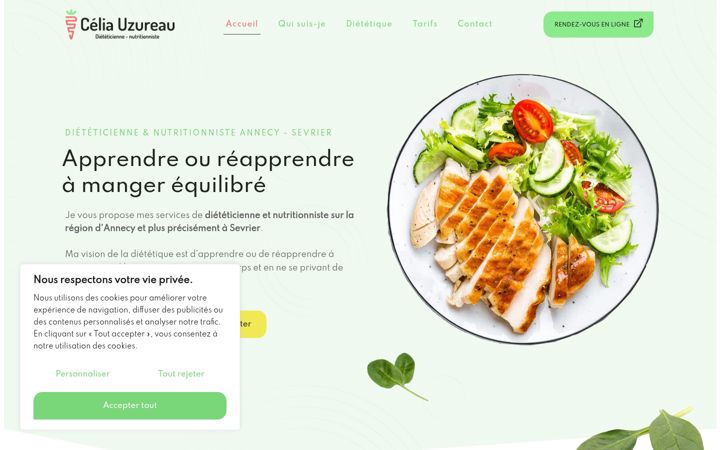 Screenshot von celia-diet.fr