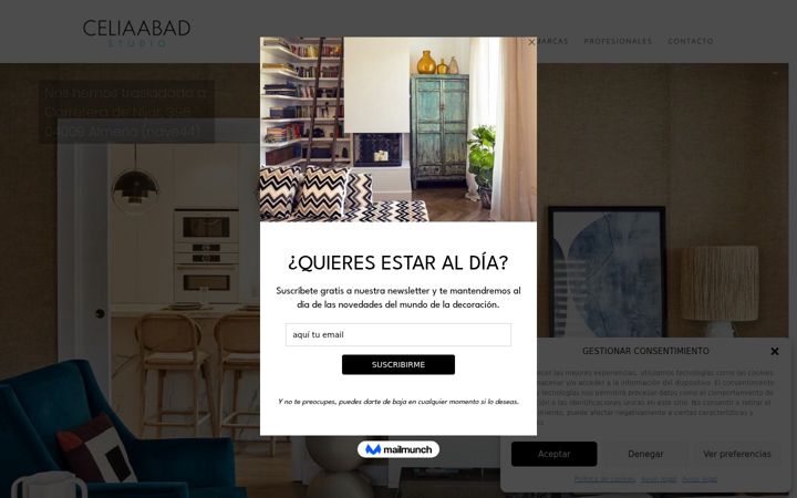 Screenshot of celiaabad.com