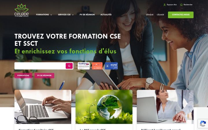 Screenshot of celiade.com
