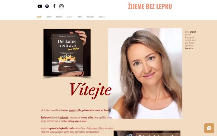 Screenshot ta' celiakarna.cz