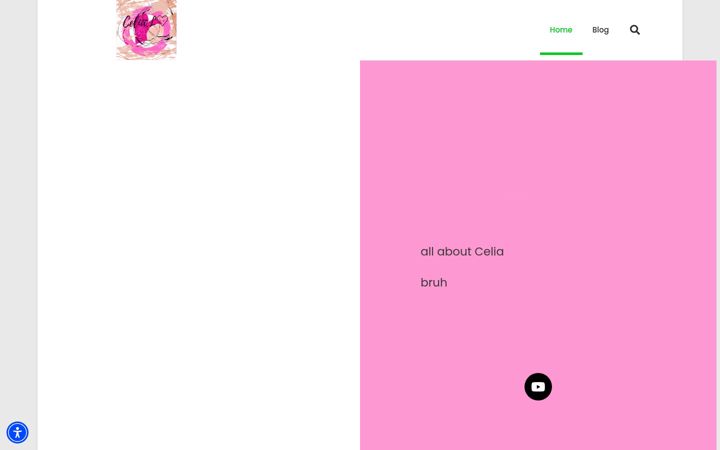Screenshot of celialeow.com