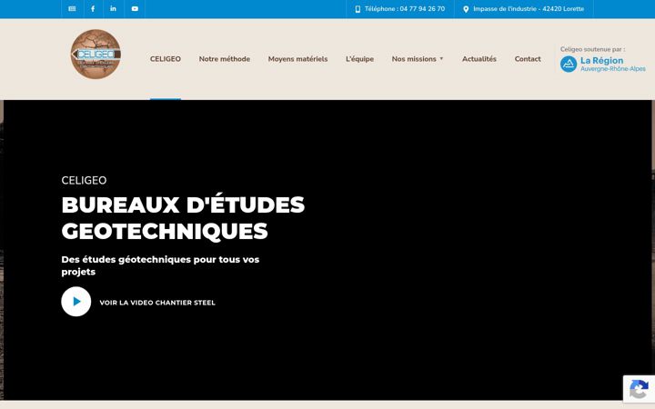 Screenshot of celigeo.fr