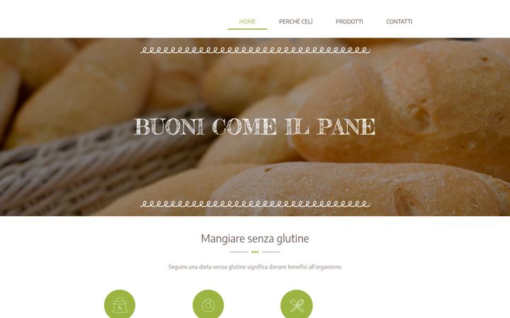 Screenshot of celiglutenfree.it