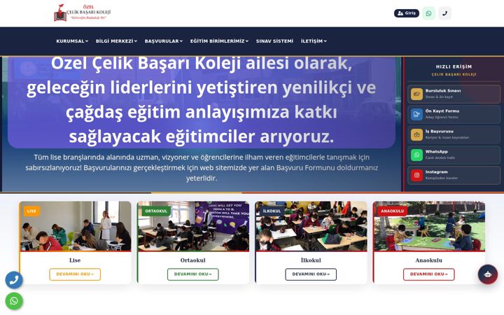 Screenshot of celikbasari.com