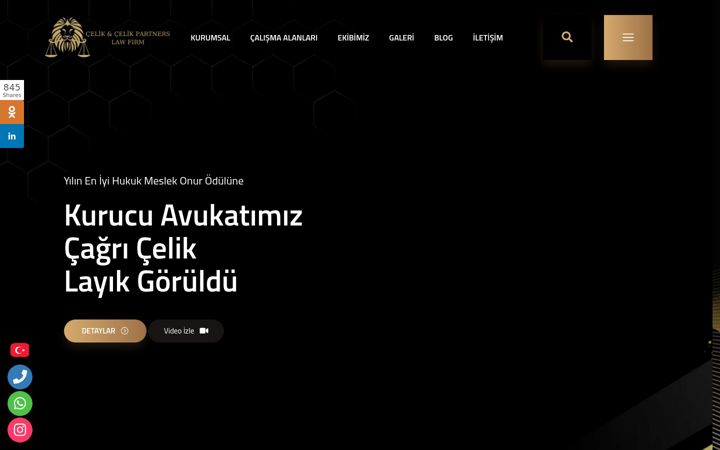 Screenshot of celikpartners.com
