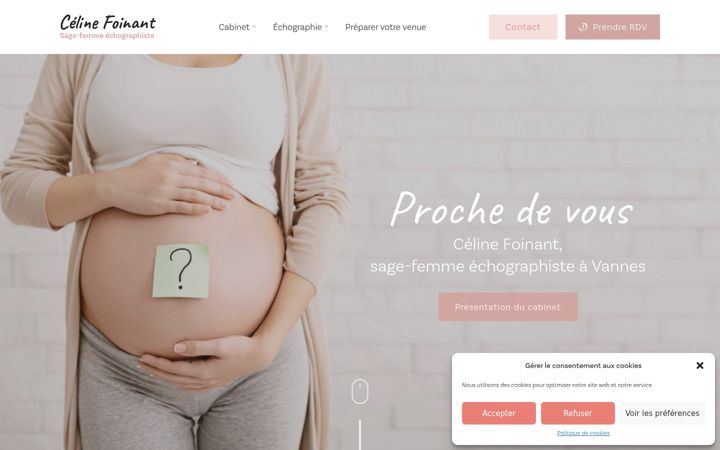 Screenshot of celine-foinant-echographiste.fr