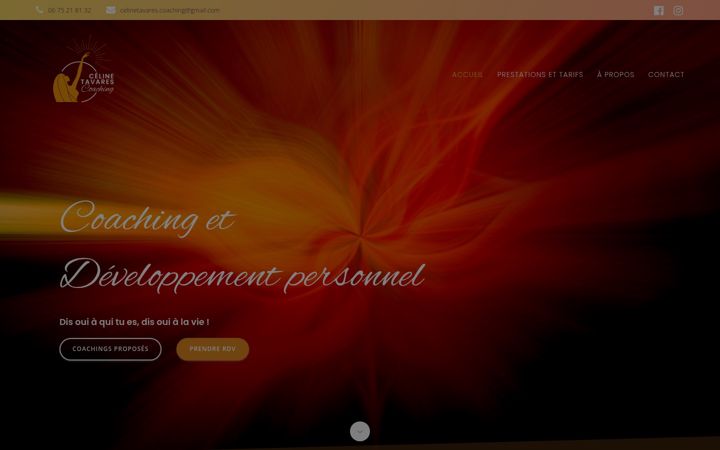 Screenshot of celine-tavares.com