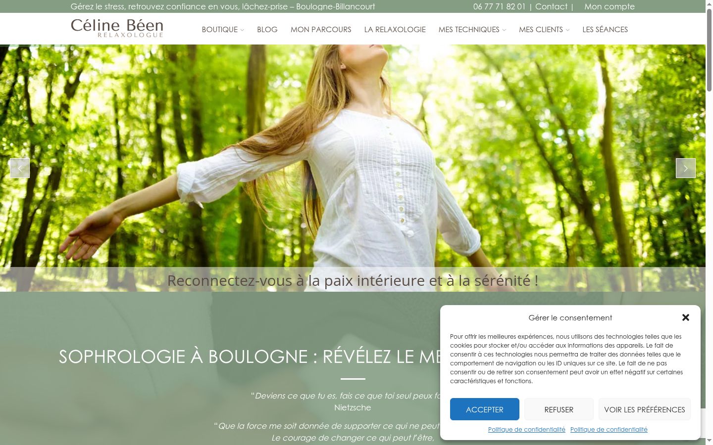 Screenshot tal-banner tal-kunsens muri qabel kwalunkwe interazzjoni