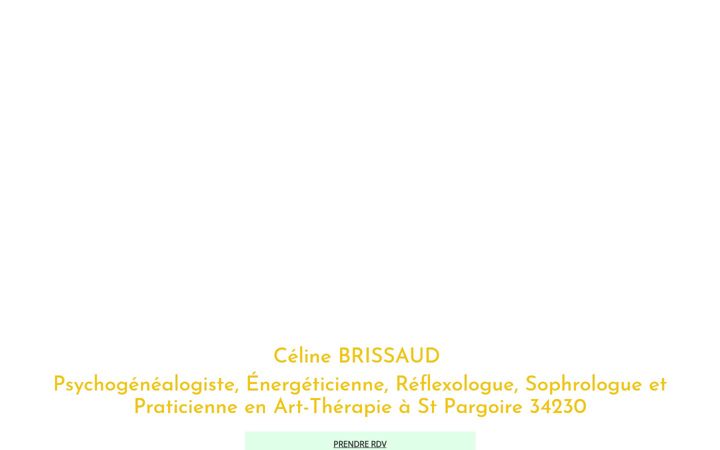 Screenshot of celinebrissaud.fr