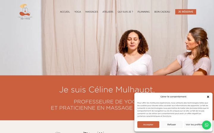 Skjámynd af celinemulhaupt.fr