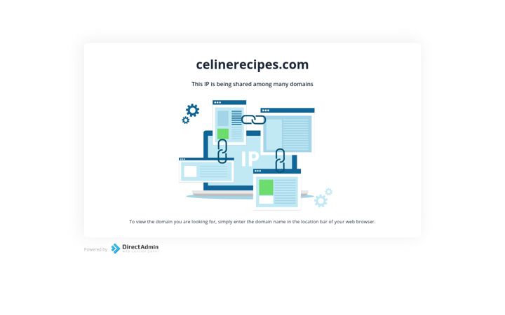 Screenshot of celinerecipes.com