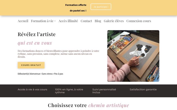 Screenshot of celinevasseur.com