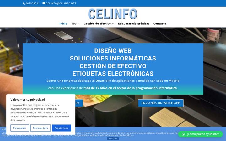 Screenshot ta' celinfo.net